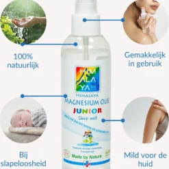 Magnesiumolie JUNIOR Van Himalaya Magnesium | Set Van 2x 200 Ml Magnesium Spray | Magnesium Olie Voor Kinderen -Zacht Huid Verkoop 1005x1200