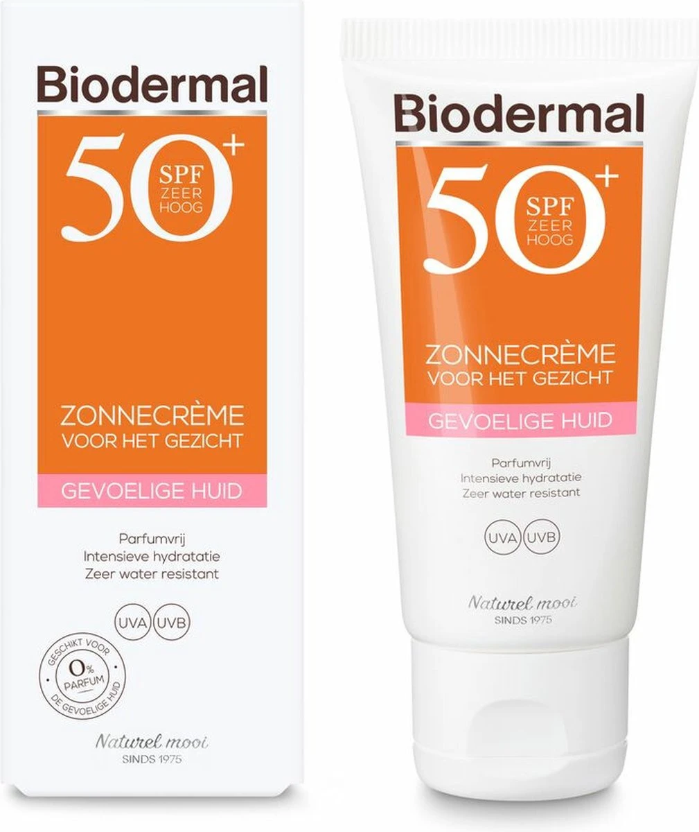 Biodermal Zonnebrand Voor De Gevoelige Huid - SPF 50 - Zonnebrand Voor Het Gezicht - 50ml 6 Biodermal Zonnebrand Voor De Gevoelige Huid - SPF 50 - Zonnebrand Voor Het Gezicht - 50ml - Afbeelding 6