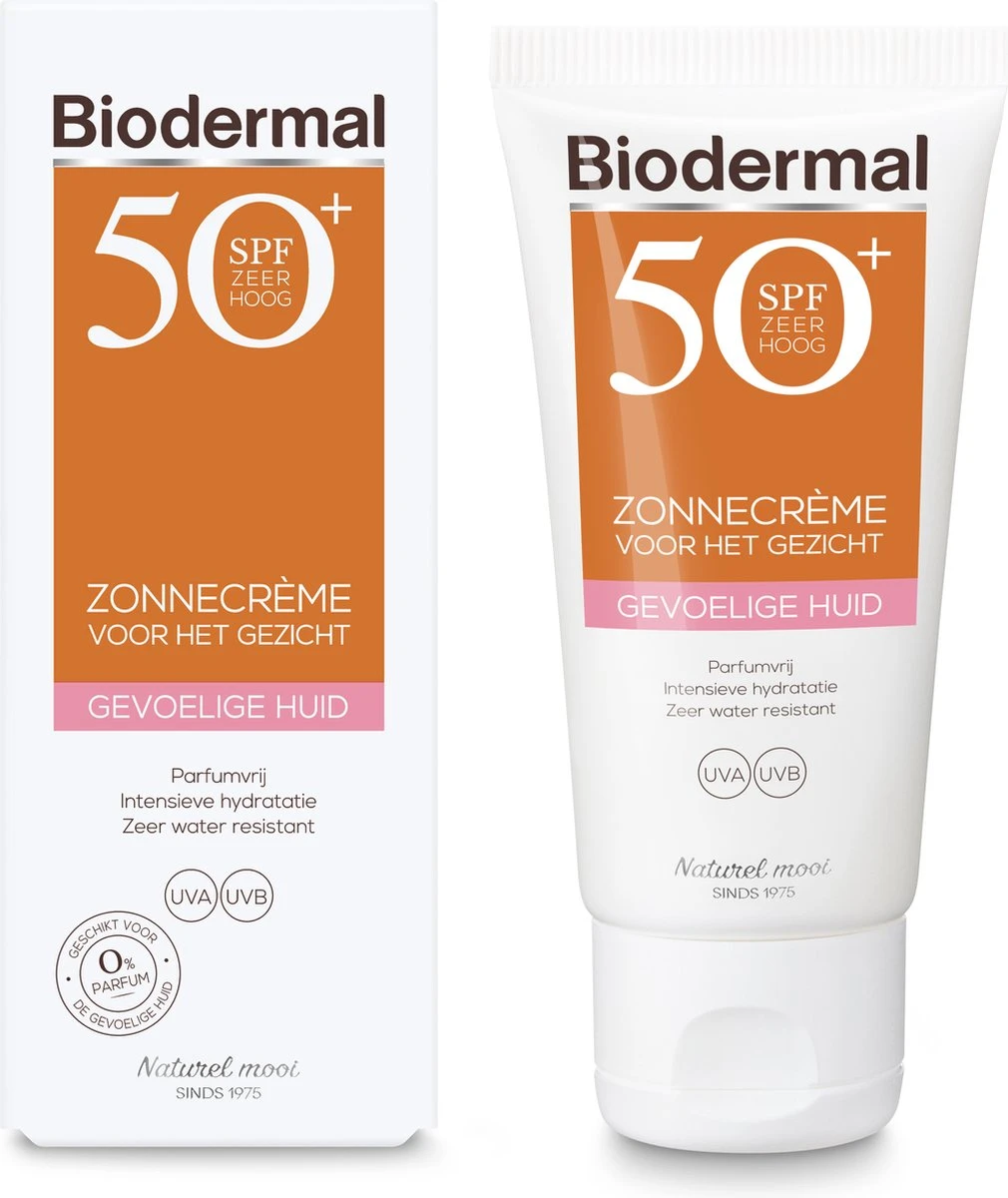 Biodermal Zonnebrand Voor De Gevoelige Huid - SPF 50 - Zonnebrand Voor Het Gezicht - 50ml 3 Biodermal Zonnebrand Voor De Gevoelige Huid - SPF 50 - Zonnebrand Voor Het Gezicht - 50ml - Afbeelding 3