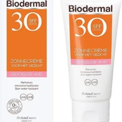 Biodermal Zonnebrand Voor De Gevoelige Huid - SPF 30 - 50ml - Zonnebrand Voor Het Gezicht 16 Biodermal Zonnebrand Voor De Gevoelige Huid - SPF 30 - 50ml - Zonnebrand Voor Het Gezicht -Zacht Huid Verkoop 1011x1200 3