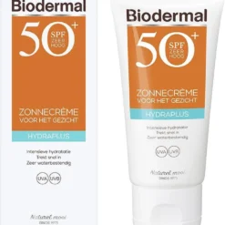 Biodermal Zonnebrand - Zonnebrandcreme Gezicht -Hydraplus Face SPF50 - 50ml 12 Biodermal Zonnebrand - Zonnebrandcreme Gezicht -Hydraplus Face SPF50 - 50ml -Zacht Huid Verkoop 1011x1200 4