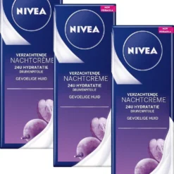 NIVEA Essentials Sensitive - 3 X 50 Ml - Nachtcrème 8 NIVEA Essentials Sensitive - 3 X 50 Ml - Nachtcrème -Zacht Huid Verkoop 1030x1200
