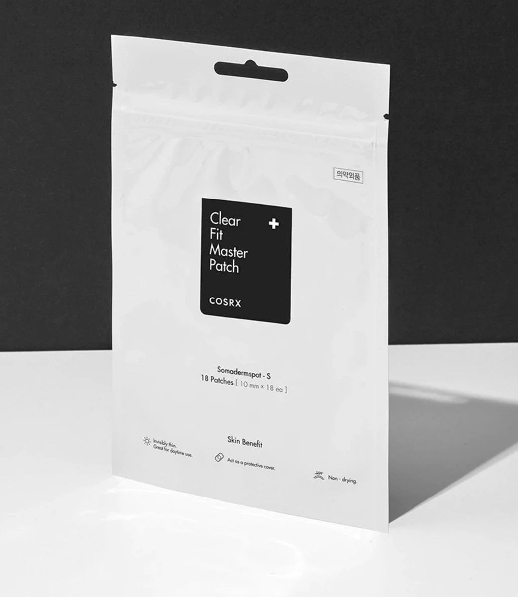 Merkloos COSRX Ultra-Thin Acne Clear Fit Face Skin Patches - Extra Dun & Transparant - Master Package Set 4 Packs Of 18 Patches 3 Merkloos COSRX Ultra-Thin Acne Clear Fit Face Skin Patches - Extra Dun & Transparant - Master Package Set 4 Packs Of 18 Patches - Afbeelding 3