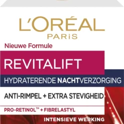 L’Oréal Paris Revitalift Anti-Rimpel Nachtcrème Met Retinol - 50 Ml -Zacht Huid Verkoop 1067x1200
