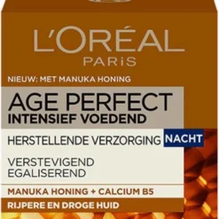L’Oréal Paris Age Perfect Nachtcrème - 50 Ml - Manuka Honing -Zacht Huid Verkoop 1074x1200 4