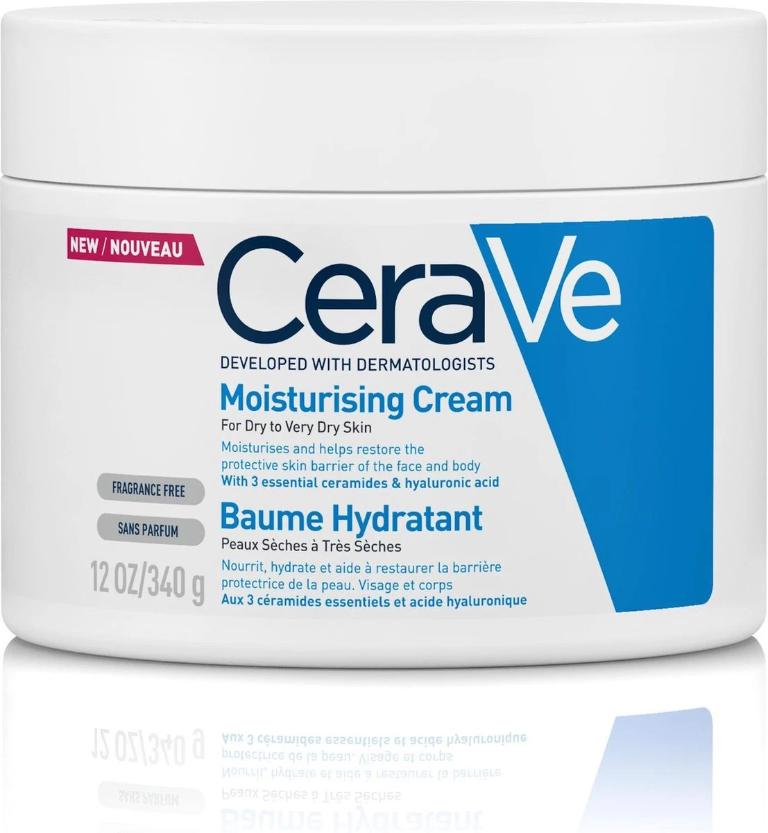 CeraVe - Moisturizing Cream - Bodycrème - Droge Tot Zeer Droge Huid - 340 G 1 CeraVe - Moisturizing Cream - Bodycrème - Droge Tot Zeer Droge Huid - 340 G