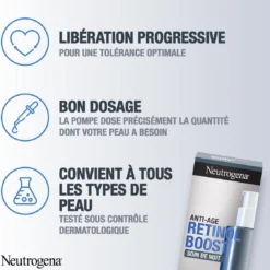Neutrogena Retinol Boost Night Cream (50ml), Snel Intrekkende Anti-veroudering Gezichtsverzorgingscrème Met Retinol, Mirtebladextract & Hyaluronzuur, Gezichtscrème Voor Een Jonger En Gezond Uitziende Huid -Zacht Huid Verkoop 1123x1200 2