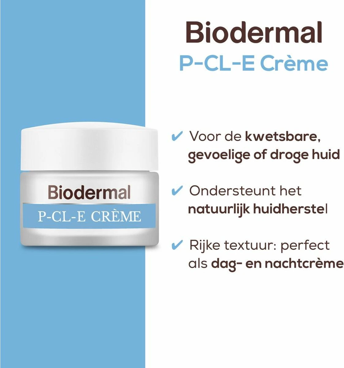 Biodermal P-Cl-E Creme - Dagcreme - Deze Dagcrème Ondersteunt Het Herstellend Vermogen Van De Droge Huid - Droge Huid Gezichtscreme - Gezichtsverzorging - 50 Ml 3 Biodermal P-Cl-E Creme - Dagcreme - Deze Dagcrème Ondersteunt Het Herstellend Vermogen Van De Droge Huid - Droge Huid Gezichtscreme - Gezichtsverzorging - 50 Ml - Afbeelding 3
