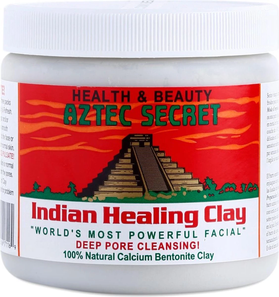 Aztec Secret Indian Healing Clay Gezichtsmasker - 454 G - 100% Natuurlijke Betonine Clay - New Formula 1 Aztec Secret Indian Healing Clay Gezichtsmasker - 454 G - 100% Natuurlijke Betonine Clay - New Formula