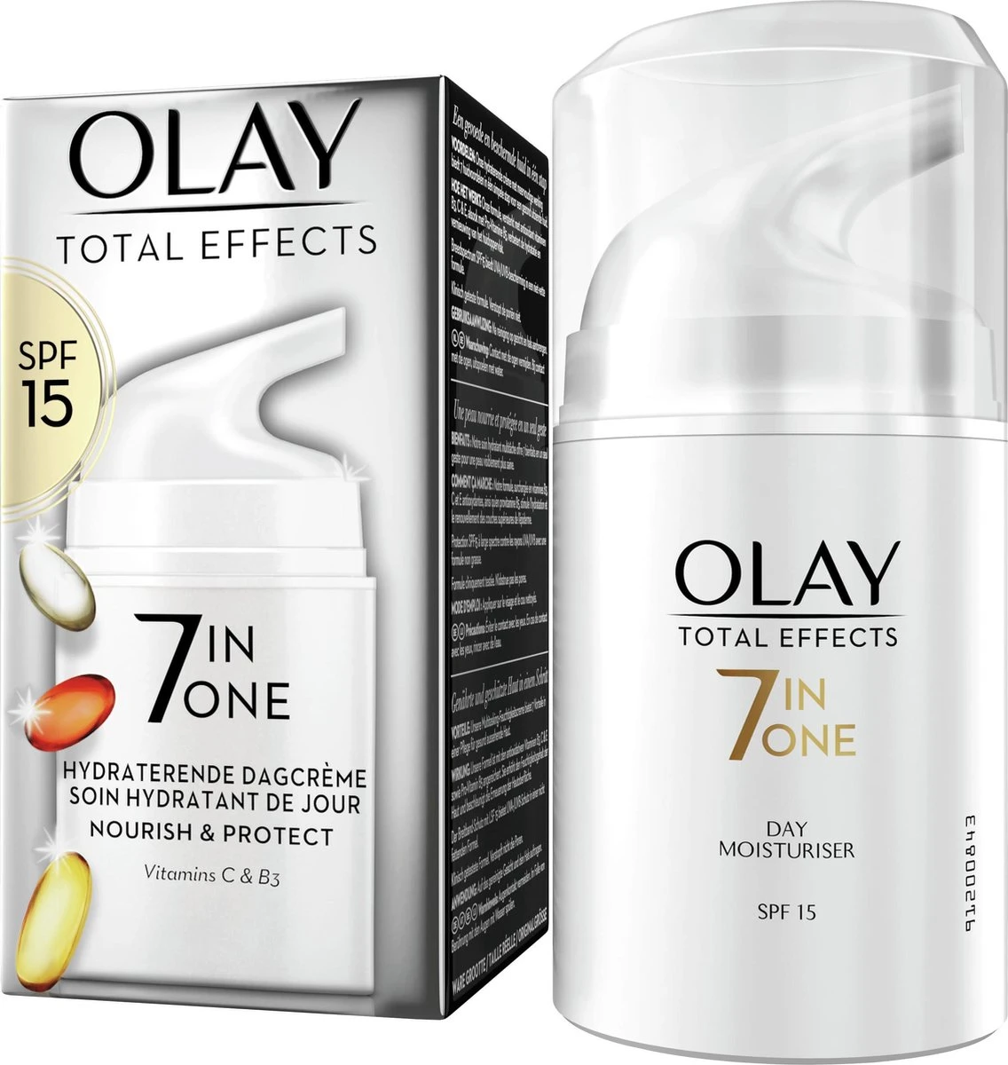 Olay Total Effects 7in1 Hydraterende Dagcrème - SPF15 En Niacinamide - 50ml 1 Olay Total Effects 7in1 Hydraterende Dagcrème - SPF15 En Niacinamide - 50ml
