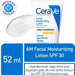 CeraVe AM Facial Moisturizing Lotion SPF30- 52ml - Hydraterende Dagcrème Voor Normale Tot Droge Huid 16 CeraVe AM Facial Moisturizing Lotion SPF30- 52ml - Hydraterende Dagcrème Voor Normale Tot Droge Huid -Zacht Huid Verkoop 1138x1200 2