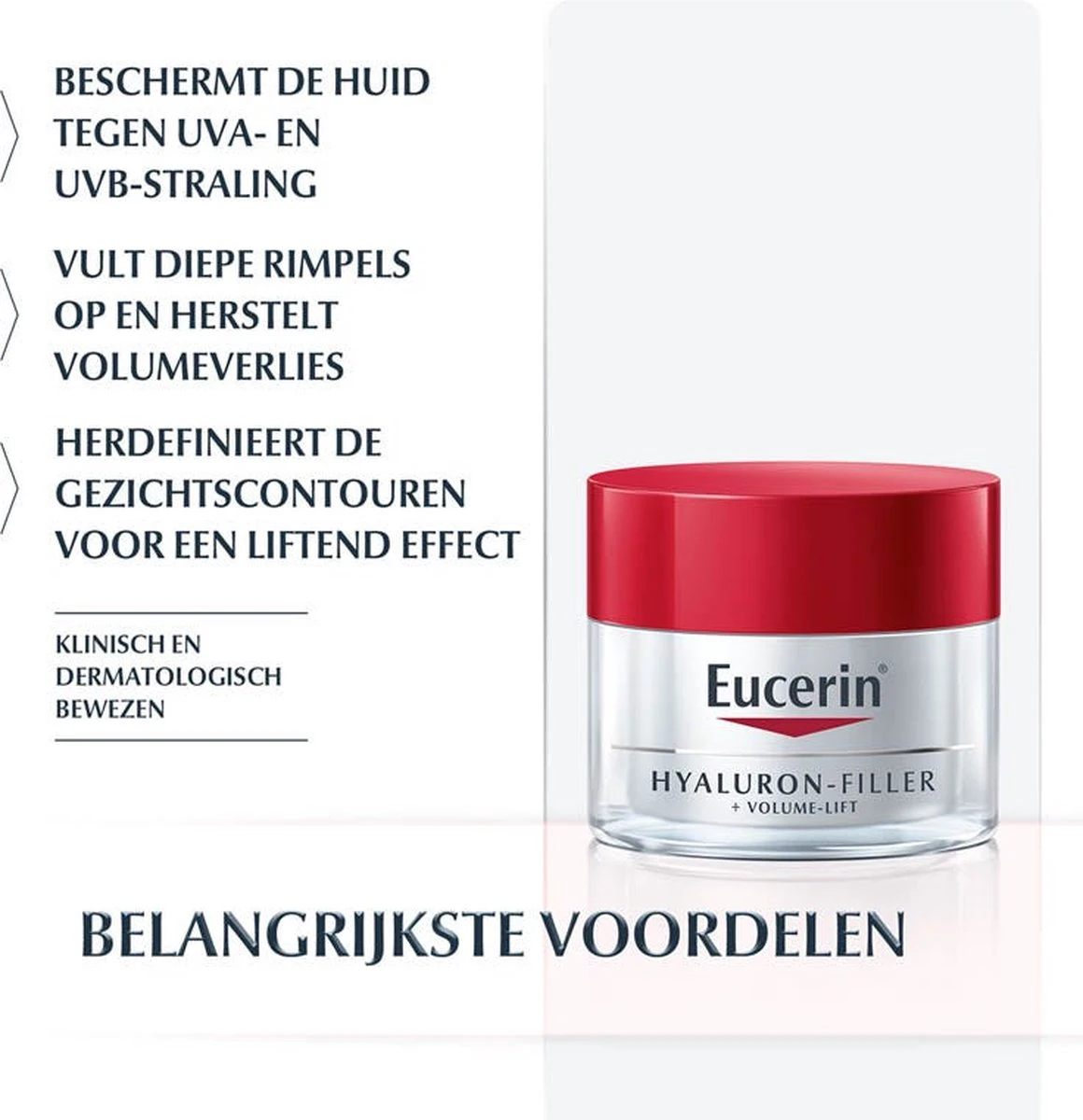 Eucerin Hyaluron-Filler + Volume-Lift Dagcrème 50 Ml 5 Eucerin Hyaluron-Filler + Volume-Lift Dagcrème 50 Ml - Afbeelding 5