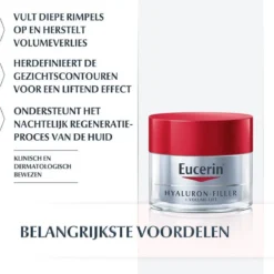 Eucerin Hyaluron-Filler + Volume-Lift Nachtcrème -Zacht Huid Verkoop 1160x1200 11