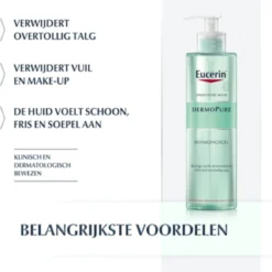 Eucerin DermoPure Reinigingsgel - 400 Ml -Zacht Huid Verkoop 1162x1200 3