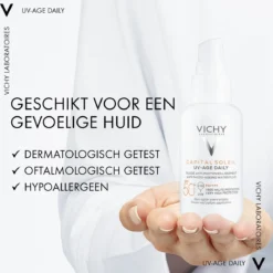Vichy Capital Soleil UV-Age - Dagelijkse Zonnebrand Voor Het Gezicht - SPF50+ Getint - 40ml -Zacht Huid Verkoop 1166x1200 3