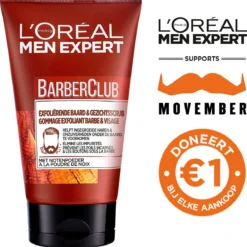 L’Oréal Paris Men Expert Barber Club Exfoliërende Baard & Gezichtsscrub - 100 Ml 12 L’Oréal Paris Men Expert Barber Club Exfoliërende Baard & Gezichtsscrub - 100 Ml -Zacht Huid Verkoop 1185x1200 5