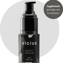 Vicius® - Nachtcrème Voor Vrouwen - Retinol - Anti Rimpel Crème - Hydraterende Gezichtscrème - 50ml -Zacht Huid Verkoop 1186x1200 4