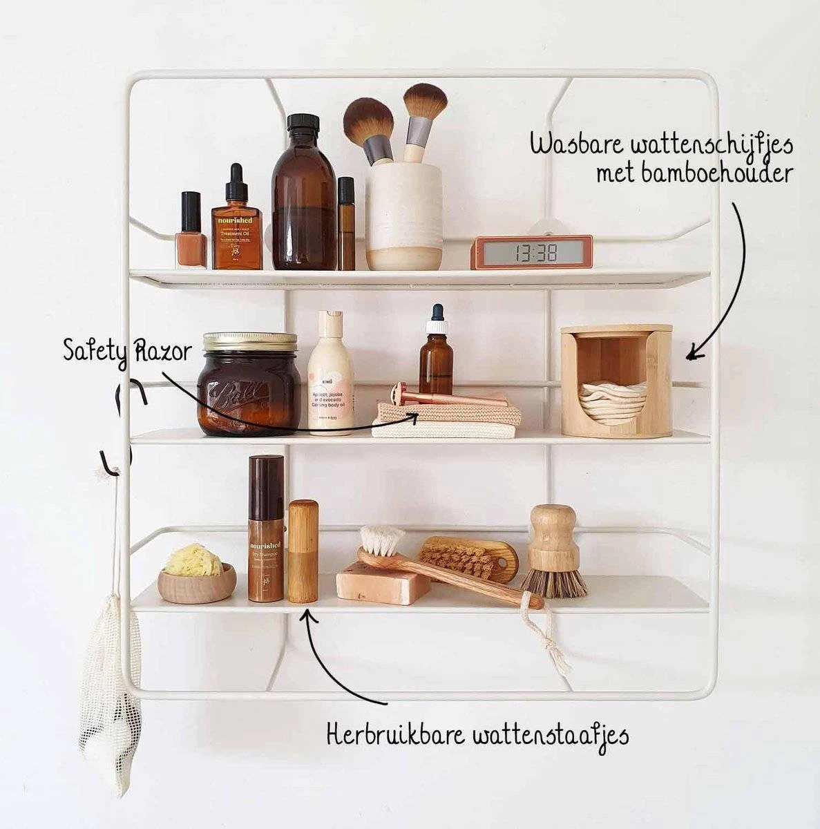 16 Herbruikbare Wattenschijfjes + Bamboe Houder - 12x Dagelijks 4x Scrub 4 Laags - Wasbare Wattenschijfjes Makeup Pads Zero Waste 16 16 Herbruikbare Wattenschijfjes + Bamboe Houder - 12x Dagelijks 4x Scrub 4 Laags - Wasbare Wattenschijfjes Makeup Pads Zero Waste - Afbeelding 16