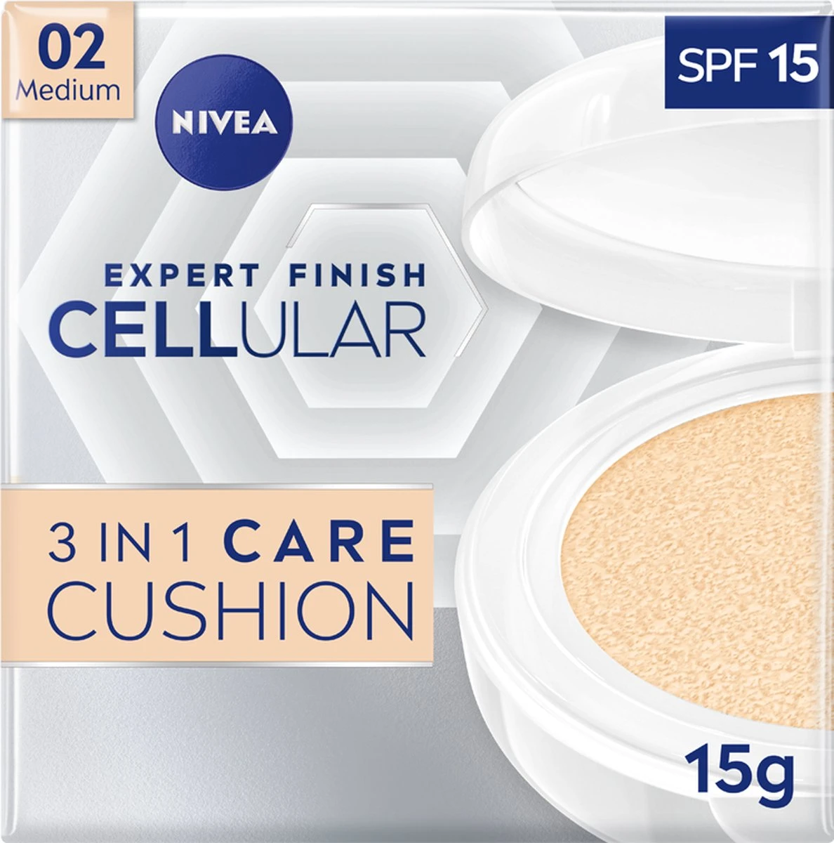 NIVEA Hyaluron Cellular Filler 3in1 Care Cushion – Medium 1 NIVEA Hyaluron Cellular Filler 3in1 Care Cushion – Medium