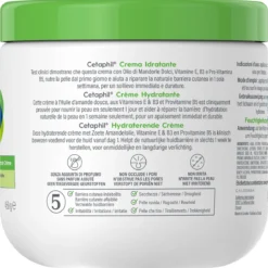 Cetaphil Hydraterende Crème - Vochtinbrengende Crème Gezicht & Lichaam 450GR -Zacht Huid Verkoop 1190x1200 12