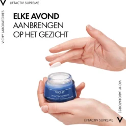 Vichy Liftactiv Supreme Nachtcrème - 50ml - Hydraterende Nachtcreme Tegen Rimpels -Zacht Huid Verkoop 1195x1200 4
