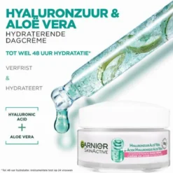 Garnier SkinActive Hyaluronzuur Aloë Vera Hydraterende Dagcrème 50 Ml -Zacht Huid Verkoop 1196x1200 5