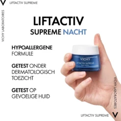 Vichy Liftactiv Supreme Nachtcrème - 50ml - Hydraterende Nachtcreme Tegen Rimpels -Zacht Huid Verkoop 1196x1200 6