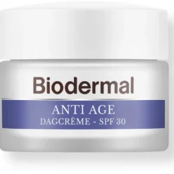 Biodermal Anti Age Dagcrème - SPF30 - Dagcrème Met Hyaluronzuur En Vitamine C Tegen Huidveroudering - 50ml