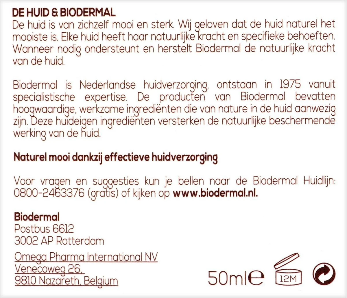 Biodermal Anti Age Nachtcrème 40+ - Nachtcrème Met Niacinamide & Peptide - Herstelt De Huidconditie En Verstevigt - 50ml 8 Biodermal Anti Age Nachtcrème 40+ - Nachtcrème Met Niacinamide & Peptide - Herstelt De Huidconditie En Verstevigt - 50ml - Afbeelding 8