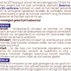 Biodermal Anti Age Nachtcrème 50+ - Nachtcrème Met Niacinamide & Sheaboter - Helpt Rimpels Verminderen - 50ml 12 Biodermal Anti Age Nachtcrème 50+ - Nachtcrème Met Niacinamide & Sheaboter - Helpt Rimpels Verminderen - 50ml -Zacht Huid Verkoop 1200x1043 2