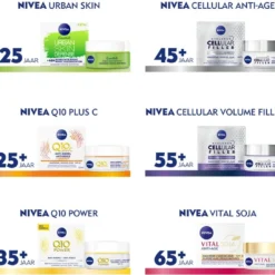 NIVEA Q10 POWER Sensitive Nachtcrème - 50 Ml -Zacht Huid Verkoop 1200x1085 1