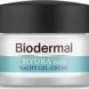 Biodermal Nachtcreme - Hydraplus Nachtcrème Gel Voor De Vochtarme Huid - Nachtcreme - 50ml