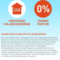 Vision Face Fluid - Zonnebrand Voor Het Gezicht - SPF 30 - 50 Ml -Zacht Huid Verkoop 1200x1135 4