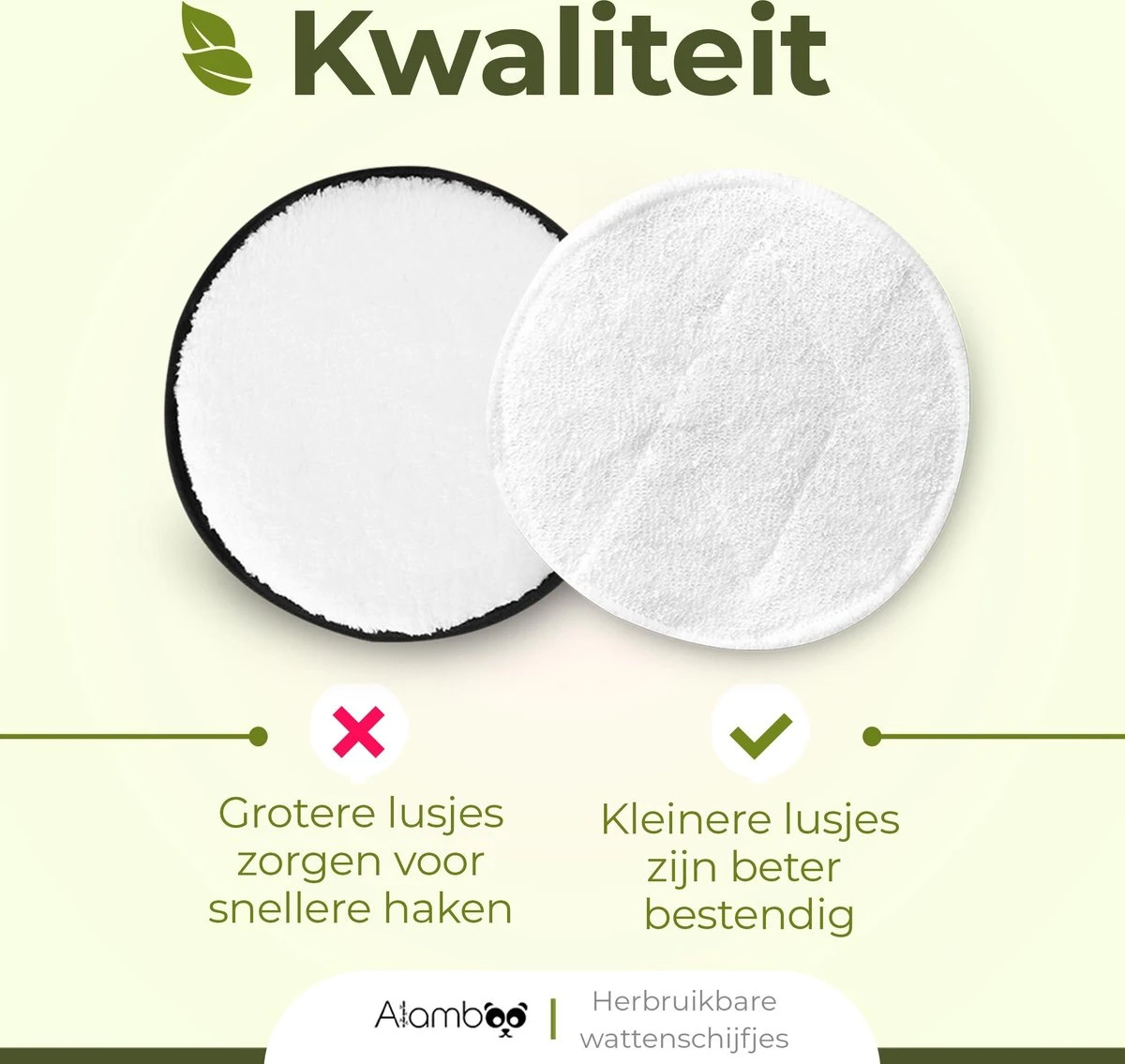 16x Herbruikbare Wattenschijfjes - Wasbare Zachte Wattenschijfjes - Duurzame & Biologische - Inclusief Waszakje 3 16x Herbruikbare Wattenschijfjes - Wasbare Zachte Wattenschijfjes - Duurzame & Biologische - Inclusief Waszakje - Afbeelding 3