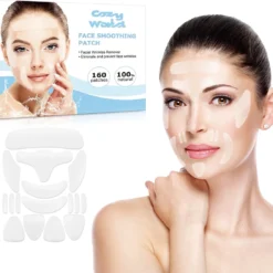 Cozy World - Anti Rimpel Pads - 160 Delig - 10 Sets Van 16 Patches - Siliconen - Gezicht Stretcher - Anti Aging - Eye Patch - Wallen - Botox Alternatief