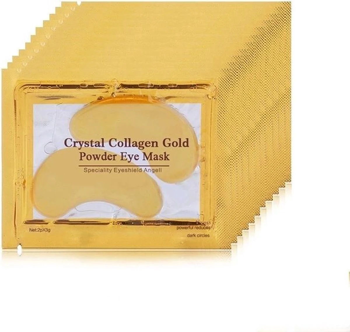 Merkloos Collageen Oogmasker 24 STUKS (12 Paar) Goud- Gezichtsmaskers Verzorging - Anti Wallen En Donkere Kringen – Eye Oog Patches Pads 5 Merkloos Collageen Oogmasker 24 STUKS (12 Paar) Goud- Gezichtsmaskers Verzorging - Anti Wallen En Donkere Kringen – Eye Oog Patches Pads - Afbeelding 5