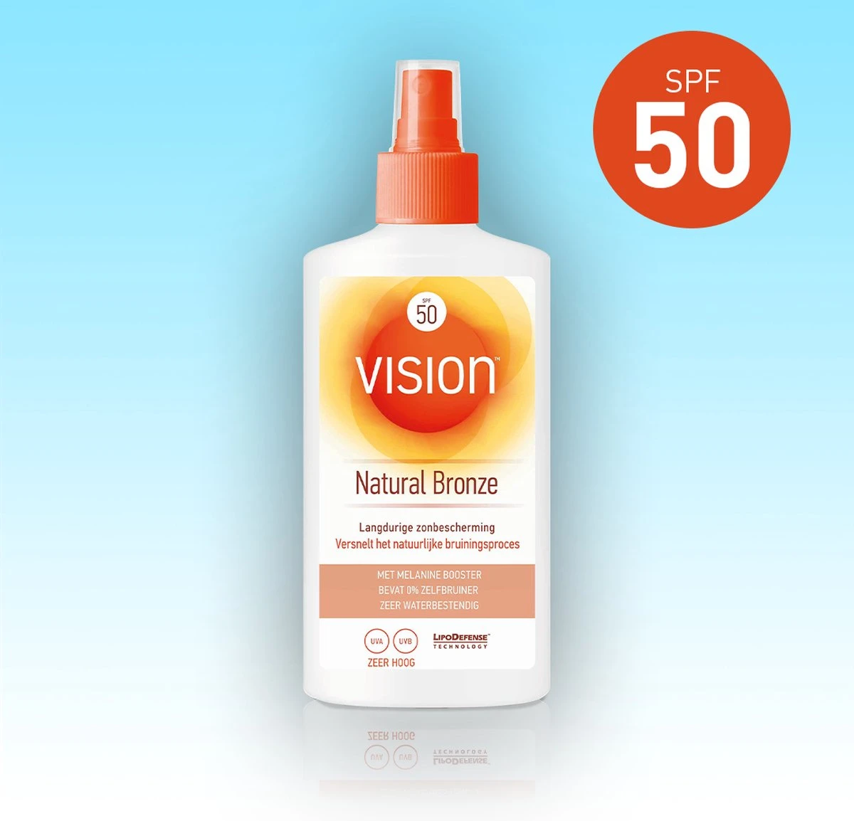 Vision Natural Bronze SPF 50 - Zonneband - Factor 50 - 180 Ml 4 Vision Natural Bronze SPF 50 - Zonneband - Factor 50 - 180 Ml - Afbeelding 4