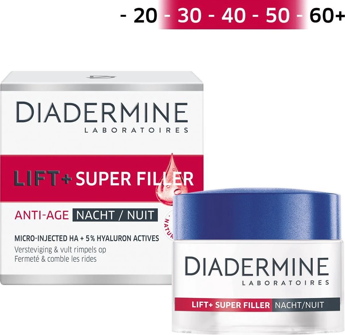Diadermine Lift+ Superfiller Nachtcreme 50ml 2 Diadermine Lift+ Superfiller Nachtcreme 50ml - Afbeelding 2