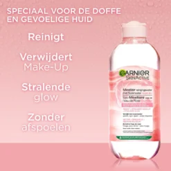 Garnier Skinactive Micellair Reinigingswater Met Rozenwater - 400 Ml -Zacht Huid Verkoop 1200x1167 5