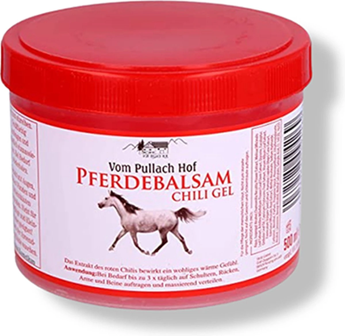 Merkloos Van Pullach Hof Paardenbalsem Chili Gel 500 Ml - Verfrissende En Verkoelende Balsem 2 Merkloos Van Pullach Hof Paardenbalsem Chili Gel 500 Ml - Verfrissende En Verkoelende Balsem - Afbeelding 2