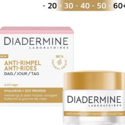 Diadermine Anti-rimpel Dubbele Werking Dagcreme 50ml 15 Diadermine Anti-rimpel Dubbele Werking Dagcreme 50ml -Zacht Huid Verkoop 1200x1170
