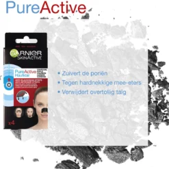 Garnier Skinactive Face SkinActive PureActive Nose Strips Charcoal - 2 X 4 Stuks - Voordeelverpakking 16 Garnier Skinactive Face SkinActive PureActive Nose Strips Charcoal - 2 X 4 Stuks - Voordeelverpakking -Zacht Huid Verkoop 1200x1171 12