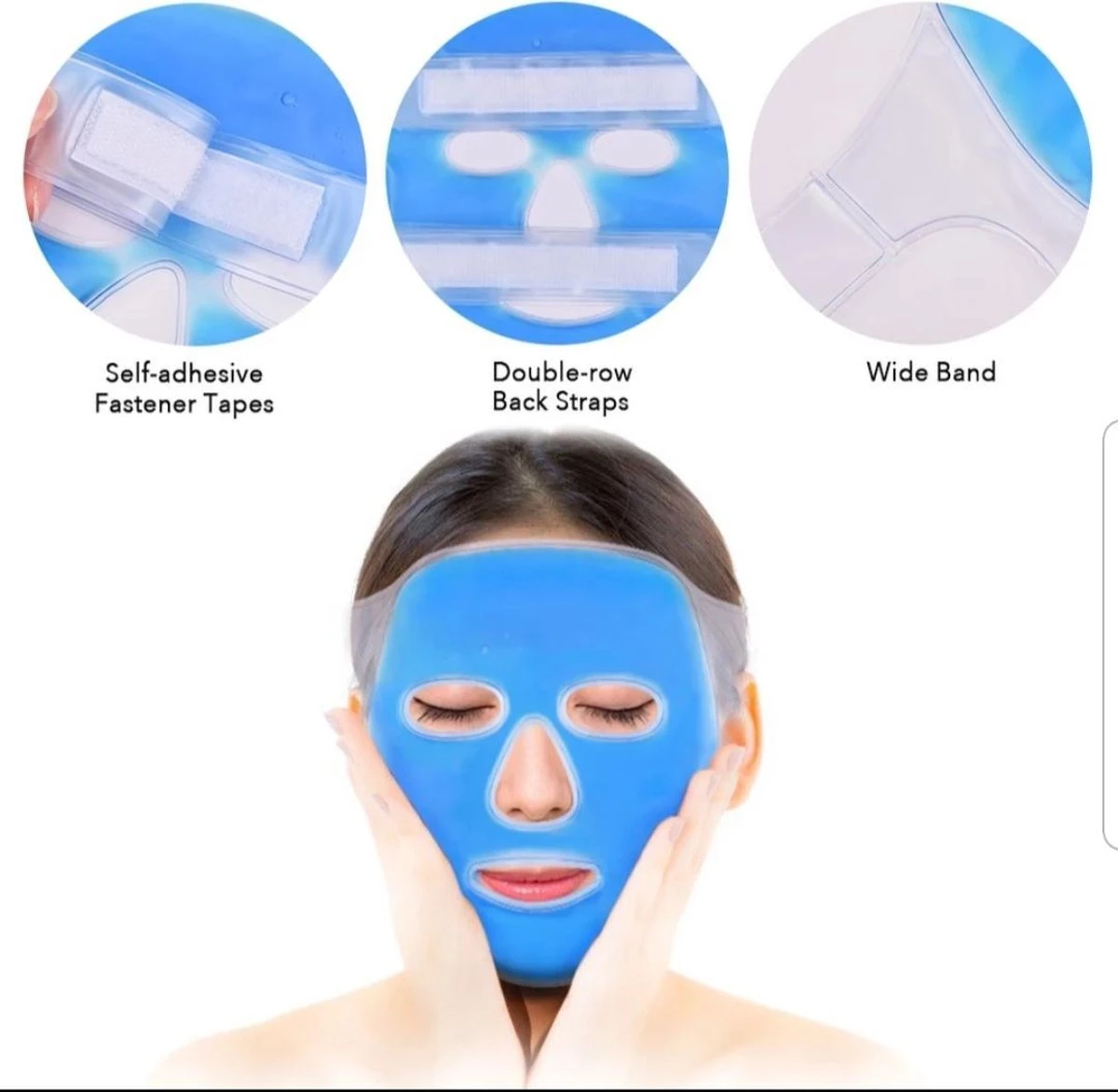 Medilon Gezichtsmasker – Herbruikbaar Masker Voor Koud Of Warm Gebruik – Verkoelend Gelmasker – Gelmasker Voor Ogen – Gelmasker Gezicht – Gel Oogmasker – Hoofdpijn – Ontstekingen – Acne – Vermoeidheid – Anti Wallen 6 Medilon Gezichtsmasker – Herbruikbaar Masker Voor Koud Of Warm Gebruik – Verkoelend Gelmasker – Gelmasker Voor Ogen – Gelmasker Gezicht – Gel Oogmasker – Hoofdpijn – Ontstekingen – Acne – Vermoeidheid – Anti Wallen - Afbeelding 6