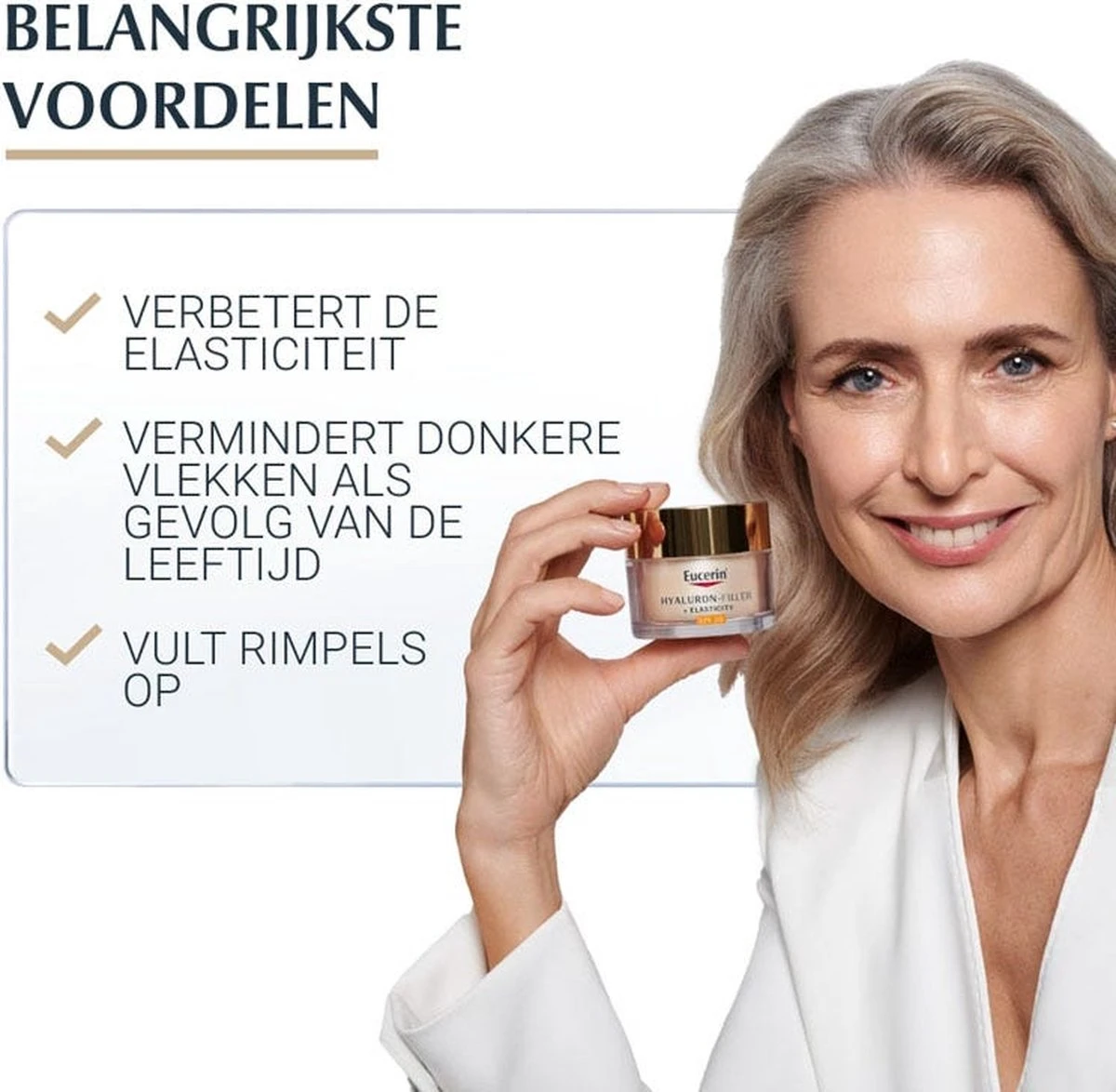 Eucerin Hyaluron-Filler + Elasticity Dagcrème SPF30 Thiamidol 7 Eucerin Hyaluron-Filler + Elasticity Dagcrème SPF30 Thiamidol - Afbeelding 7