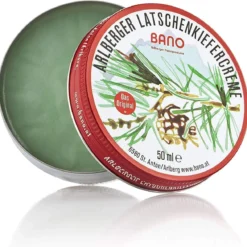 Bano Latschenkiefer | Originele Latschenkiefer Zalf | Bruiningsolie | Mountain Pine | Latschenkiefer Salbe | Skilerarenvet |Tiroler Latschenkiefer | Arlberger Latschenkiefer | 50 Ml | Creme 5 Bano Latschenkiefer | Originele Latschenkiefer Zalf | Bruiningsolie | Mountain Pine | Latschenkiefer Salbe | Skilerarenvet |Tiroler Latschenkiefer | Arlberger Latschenkiefer | 50 Ml | Creme -Zacht Huid Verkoop 1200x1175 3