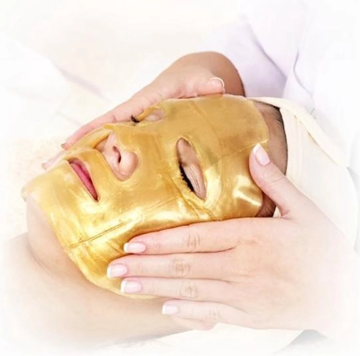 Merkloos Collageen Gezichtsmasker - Huidverzorging - Goud - Collageen - Verzorgend - 5 Stuks 2 Merkloos Collageen Gezichtsmasker - Huidverzorging - Goud - Collageen - Verzorgend - 5 Stuks - Afbeelding 2