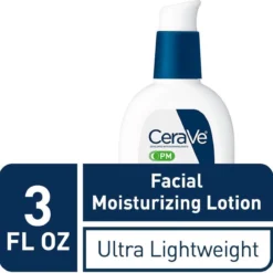 CeraVe PM Hydraterende Gezichtslotion | Nachtcrème Met Hyaluronzuur En Niacinamide | Ultralichte, Olievrije Vochtinbrengende Gezichtscrème Voor Gezicht -Zacht Huid Verkoop 1200x1187