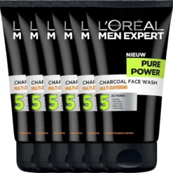L’Oréal Paris Men Expert Pure Charcoal Gezichtsreiniging - 6 X 100 Ml - Voordeelverpakking 16 L’Oréal Paris Men Expert Pure Charcoal Gezichtsreiniging - 6 X 100 Ml - Voordeelverpakking -Zacht Huid Verkoop 1200x1192 1