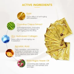 Palm Collageen Oogmasker 24 Stuks (12 Paar) - Gezichtsmaskers Verzorging - Anti Wallen En Donkere Kringen – Eye Oog Patches Pads -Zacht Huid Verkoop 1200x1196 3