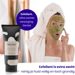 Vicius® - Scrub - Peeling Gezicht - Exfoliant - Mee Eters Verwijderen - Exfoliator Voor Vrouwen - 100 Ml 13 Vicius® - Scrub - Peeling Gezicht - Exfoliant - Mee Eters Verwijderen - Exfoliator Voor Vrouwen - 100 Ml -Zacht Huid Verkoop 1200x1199 3